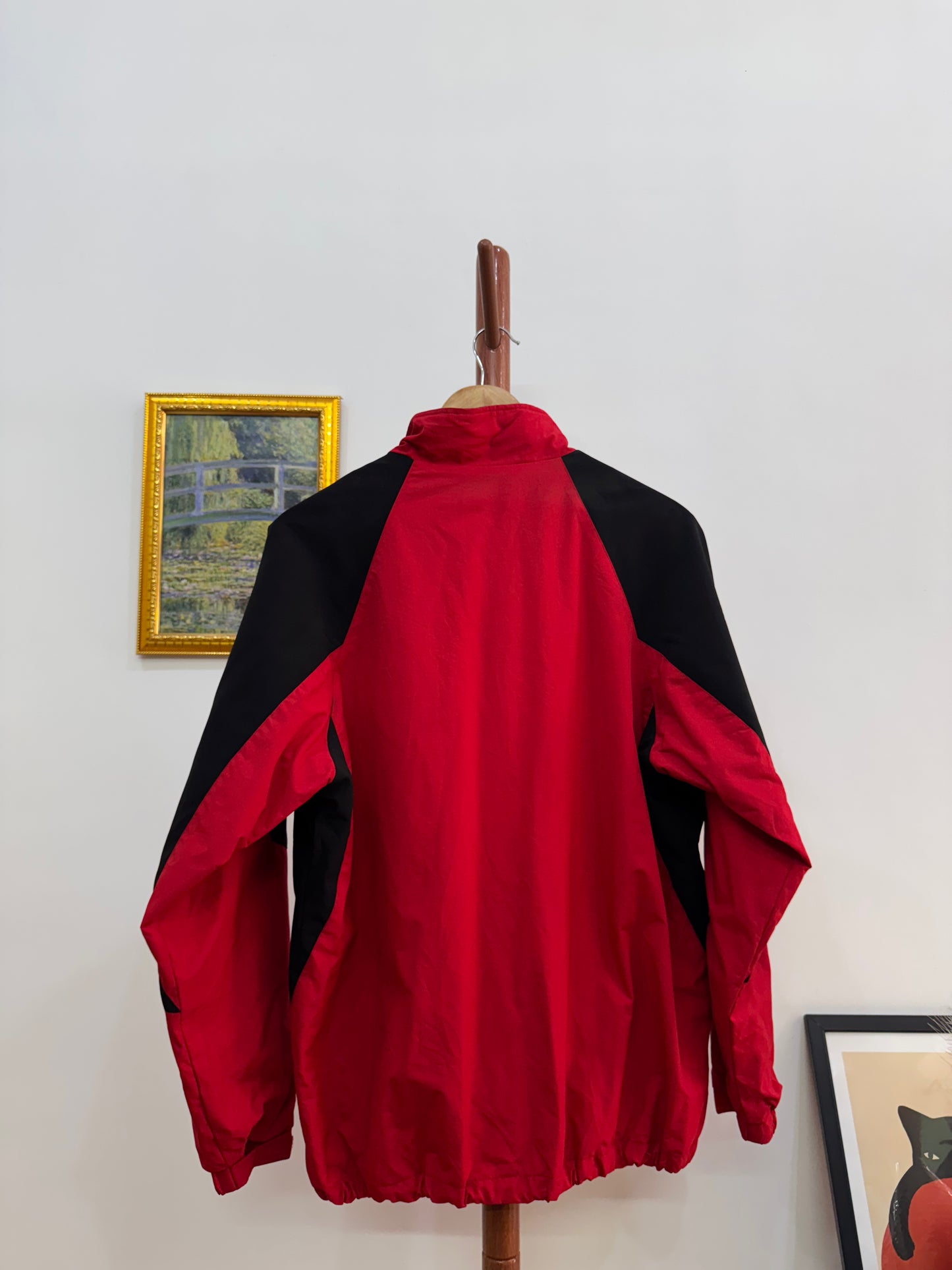 Red Colorblock Outdoor Jacket