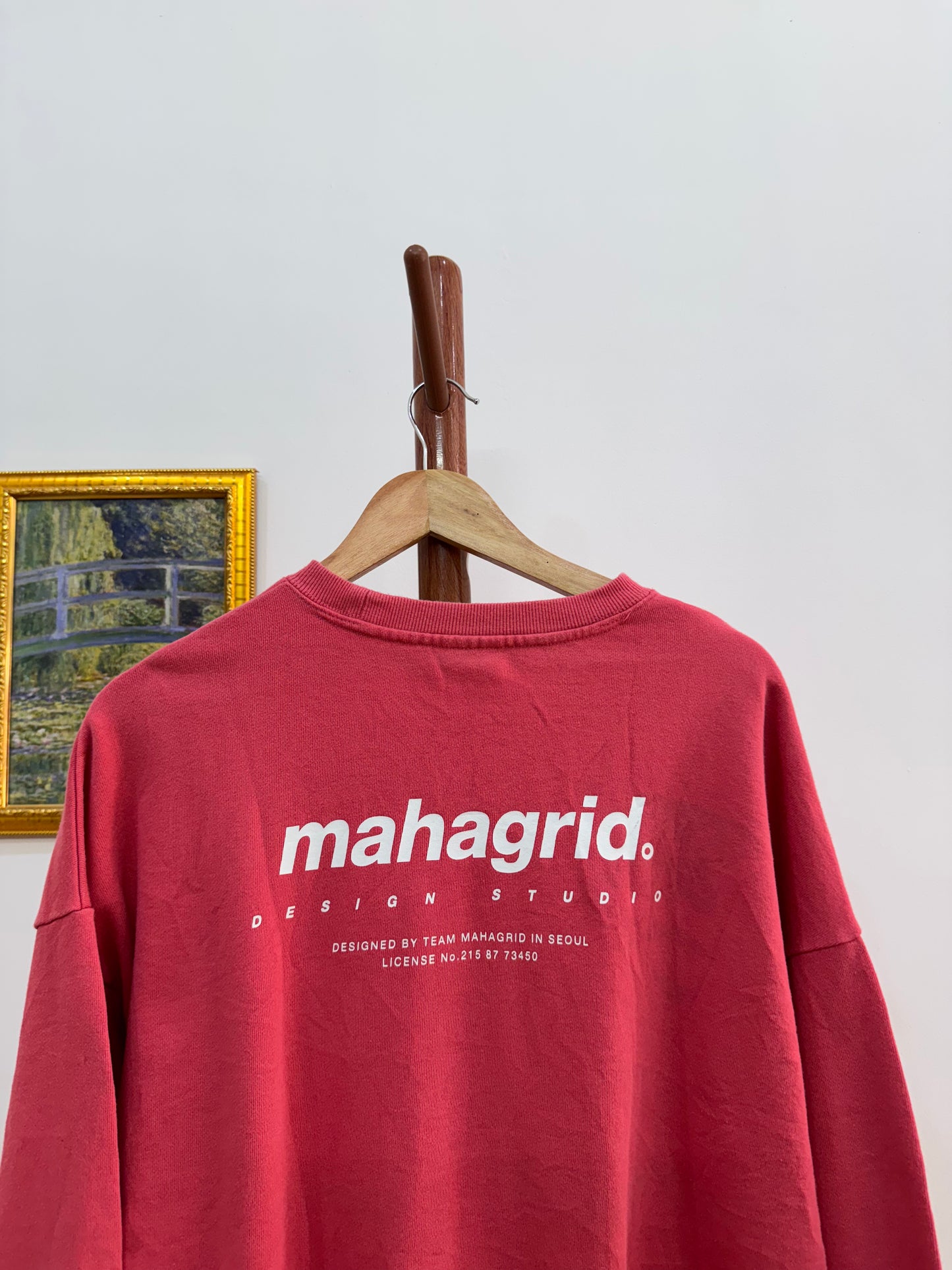 Pink mahagrid unisex Sweater