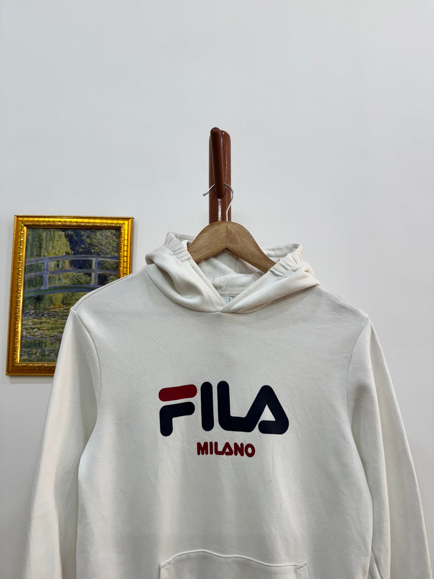 White FILA Hoodie