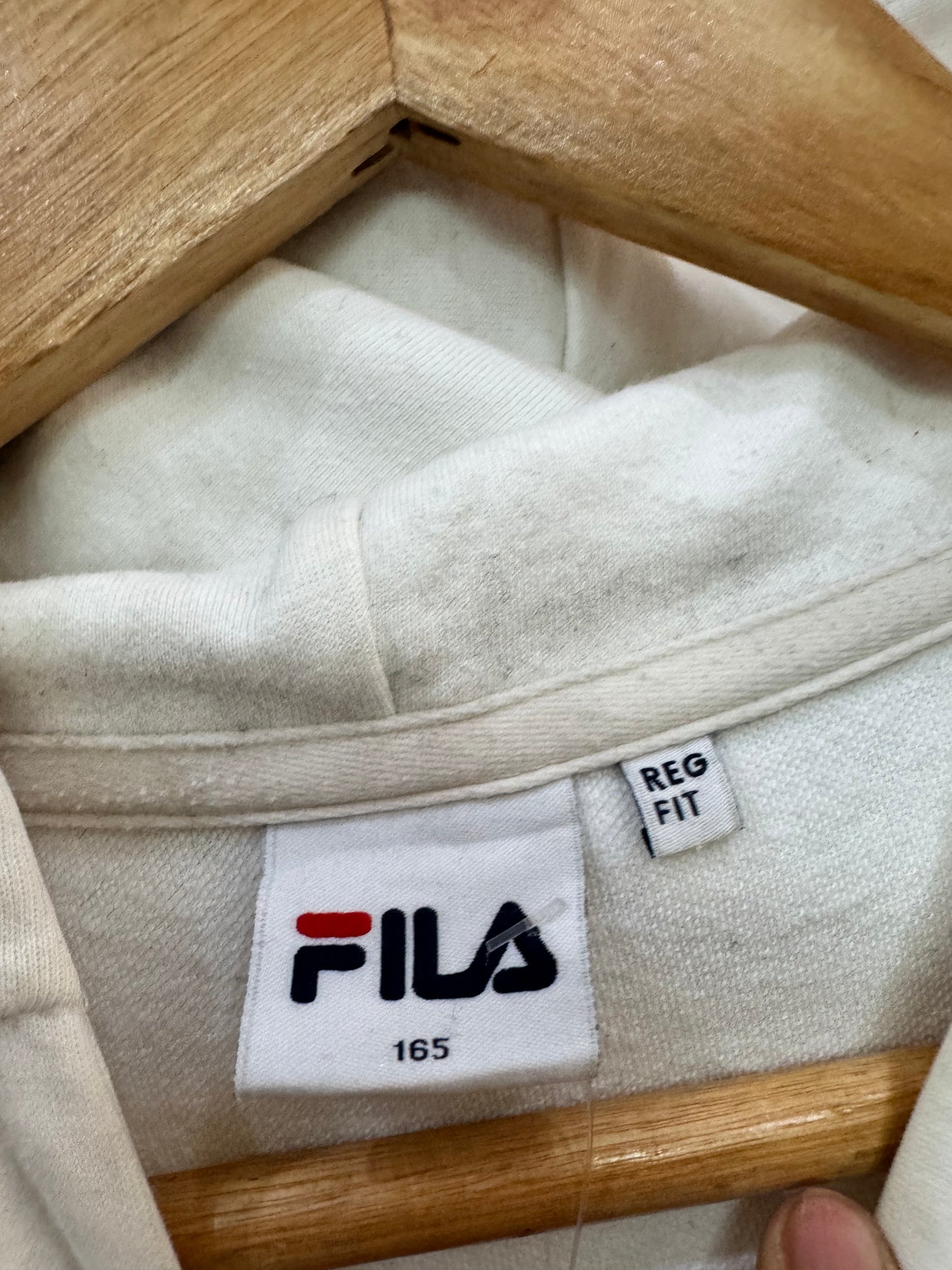 White FILA Hoodie