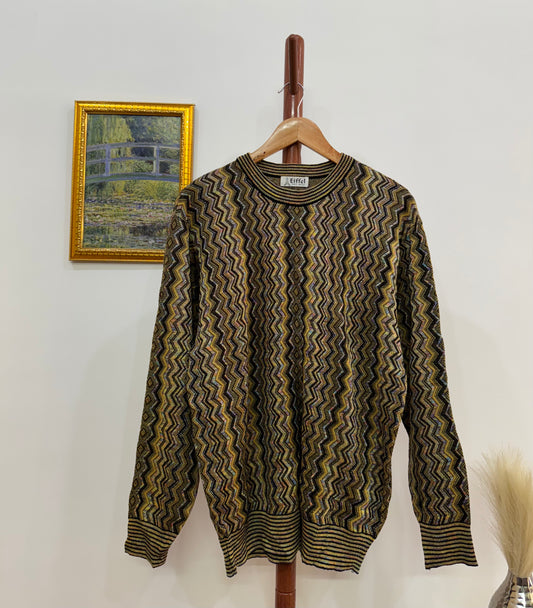 Vintage Reverse Knitted Sweater