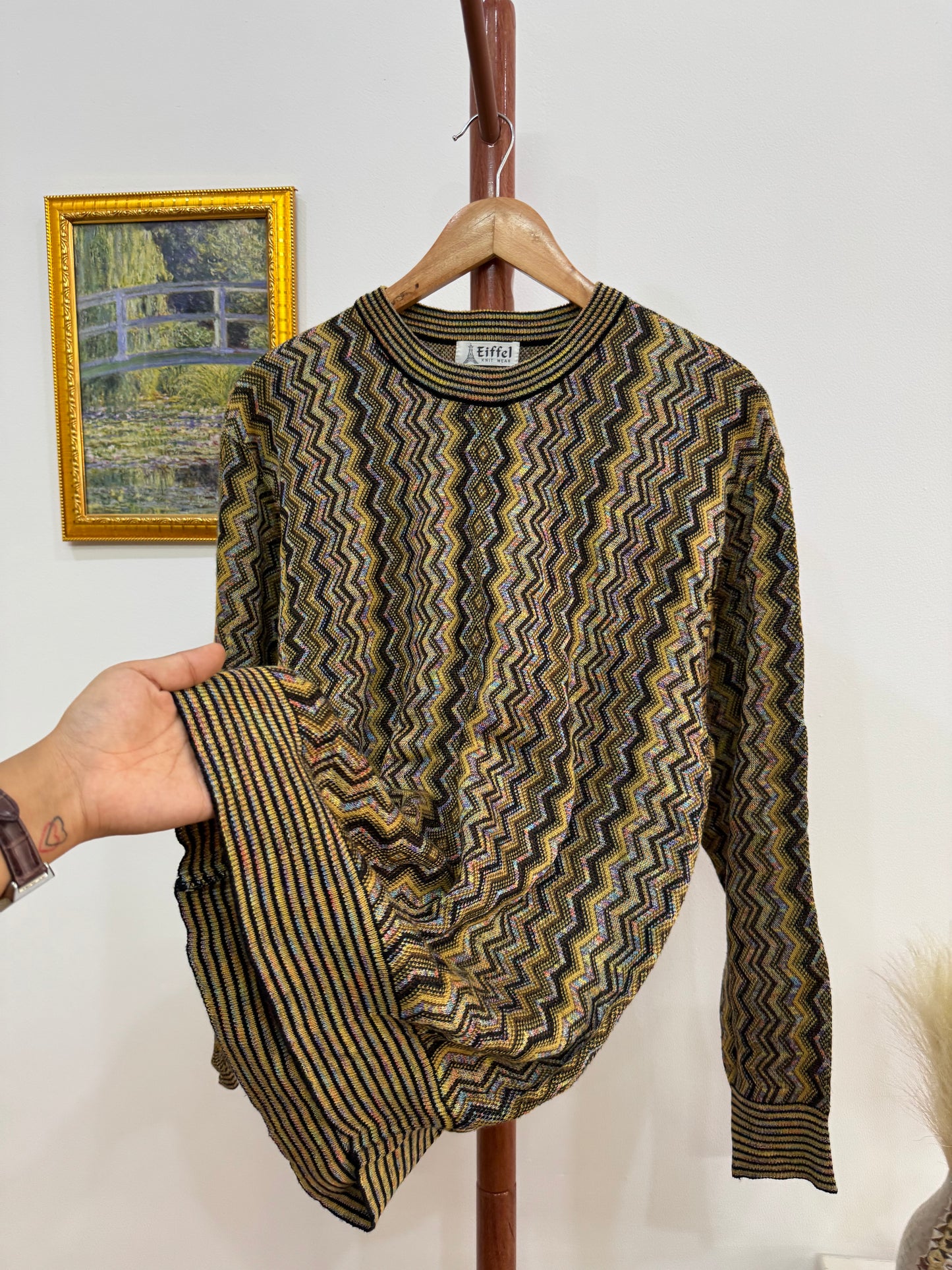 Vintage Reverse Knitted Sweater