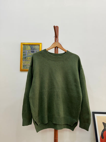 Green Knitted Sweater