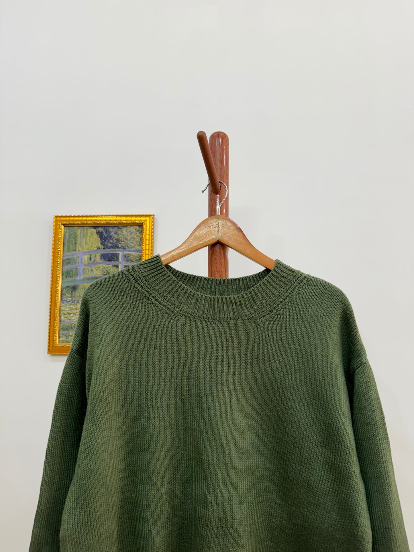 Green Knitted Sweater