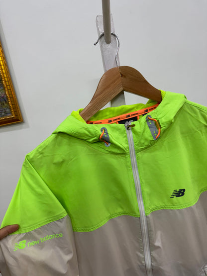 Green NEW BALANCE windbreaker