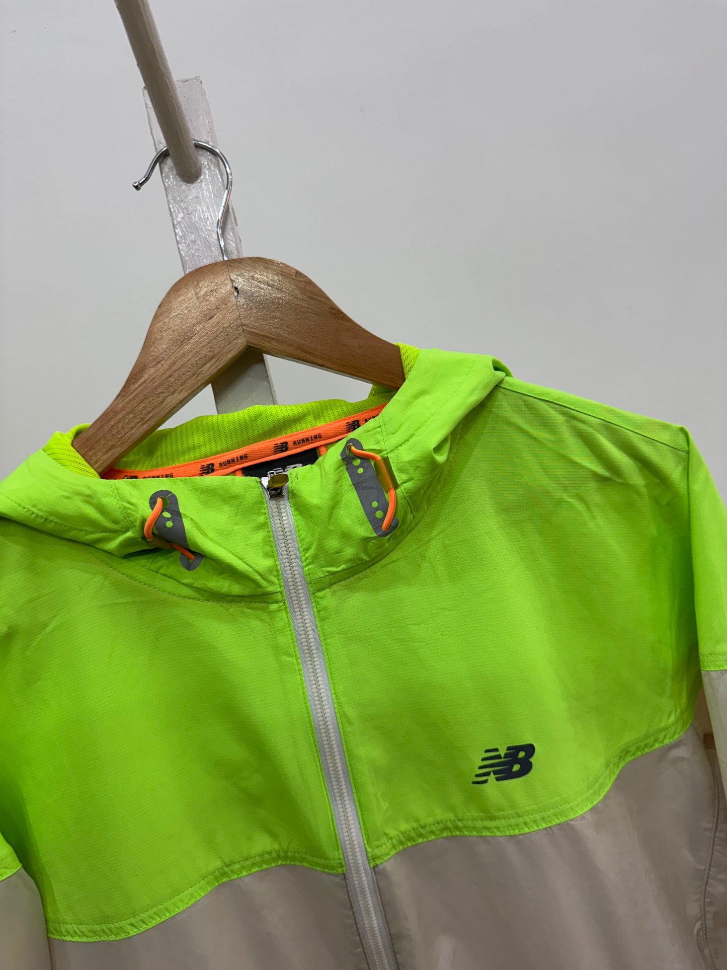 Green NEW BALANCE windbreaker