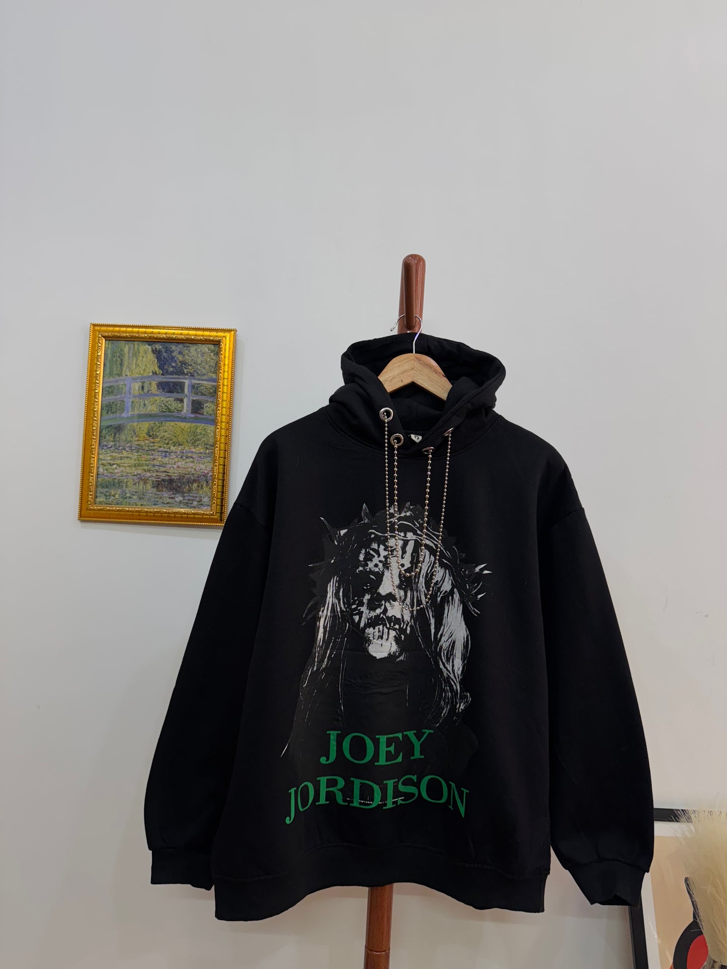 Vintage Black Grunge Hoodie