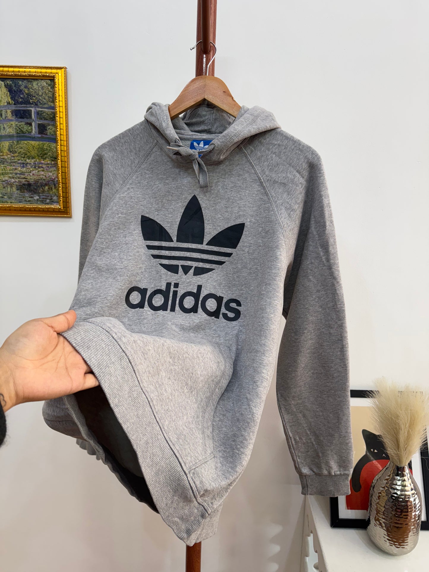 Grey Classic ADIDAS BIG Terfoil Hoodie