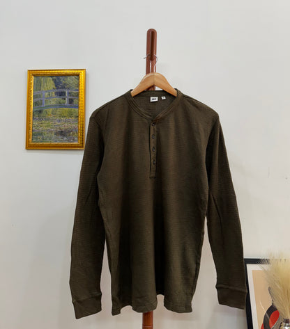 Uniqlo BoxKnit Longsleeves Buttoned Up