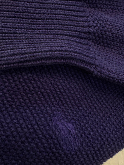 Dark Purple 'Ralph Lauren' Knitted Sweater