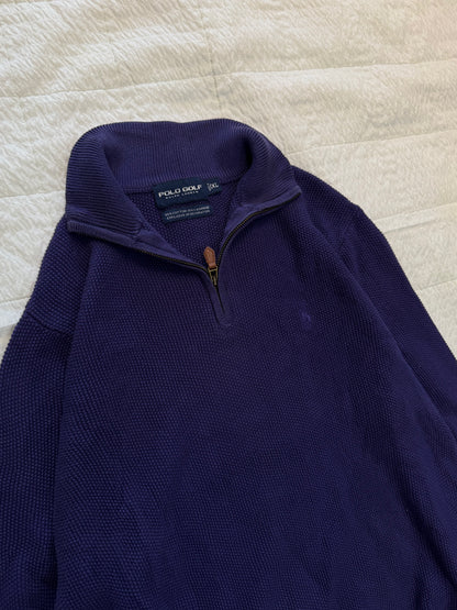 Dark Purple 'Ralph Lauren' Knitted Sweater