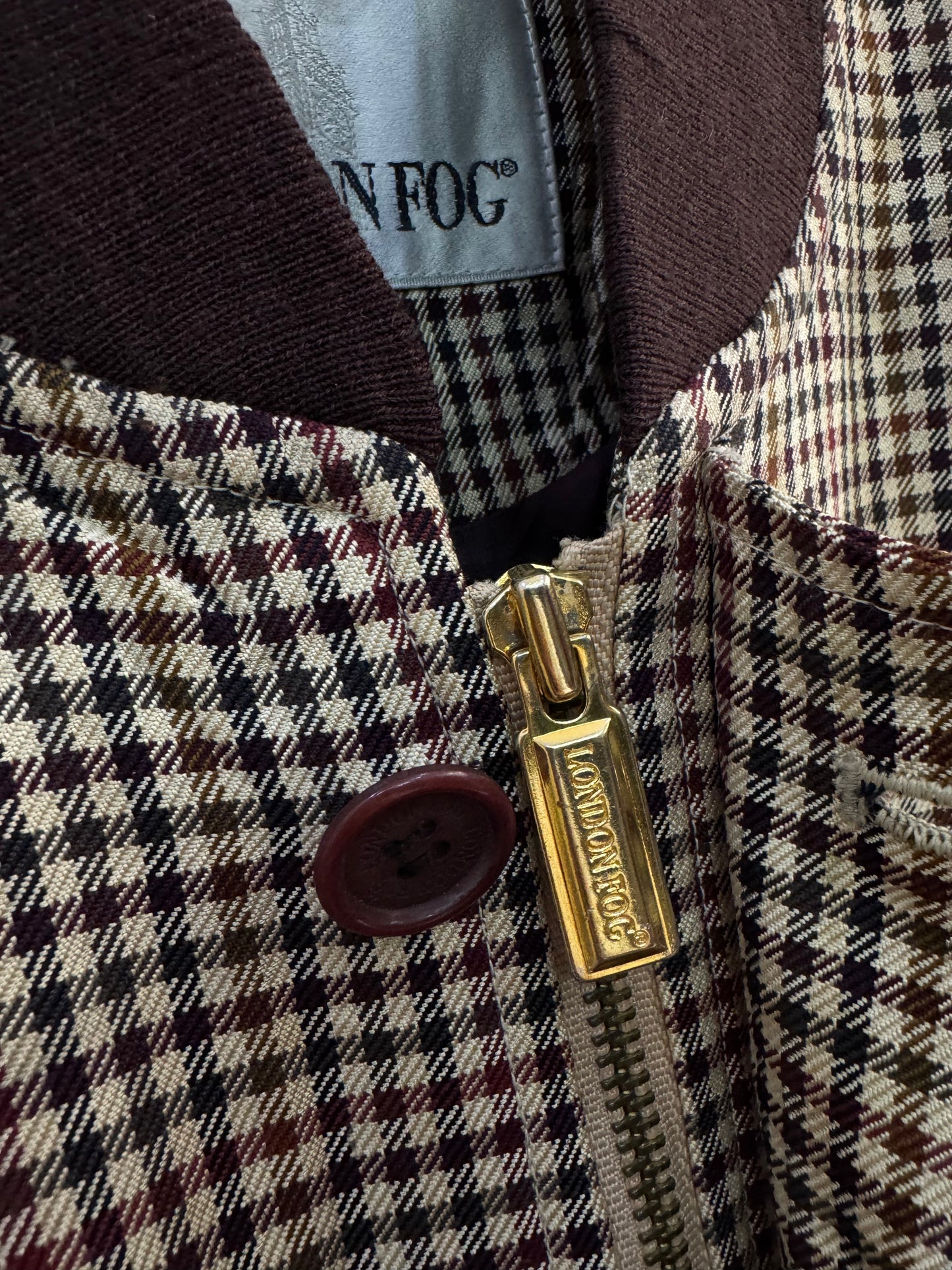 Vintage ‘London Fog’ Gingham Jacket