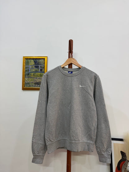 Classic Nike Grey Swoosh Crewneck