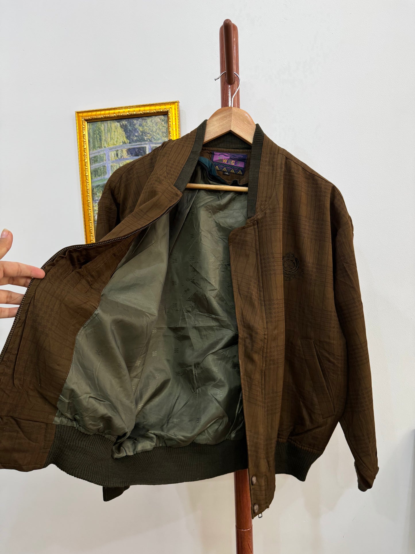 Vintage 80’s Brown Artsy Jacket