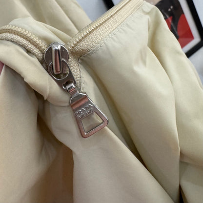 Vintage Beige Prada Windbreaker