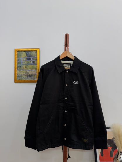 Thick Black Harrington Coach  Jacket