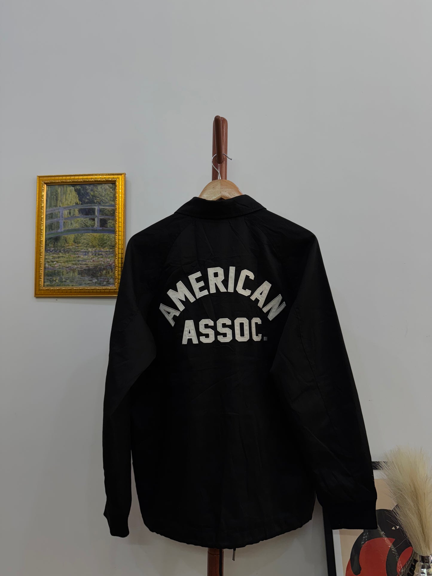 Thick Black Harrington Coach  Jacket