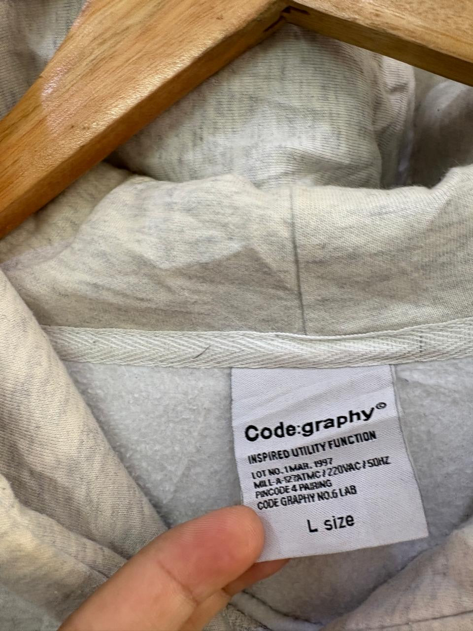 Grey 'CGP' Thick Hoodie