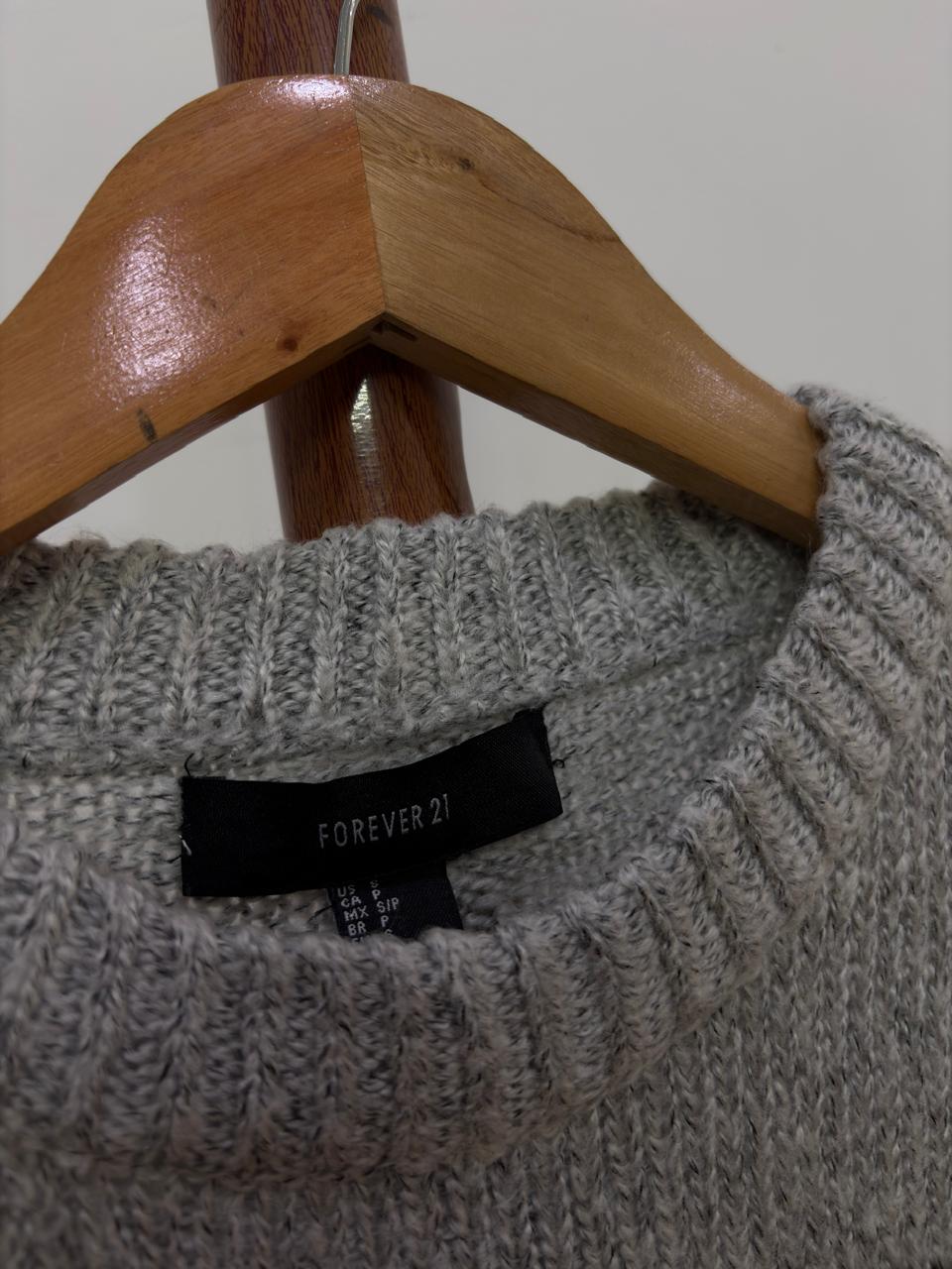 Grey 'Forever 21' Aztec Sweater