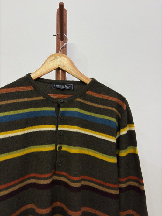 Favvv! 
'Thursday Island' Merino Henley Sweatshirt