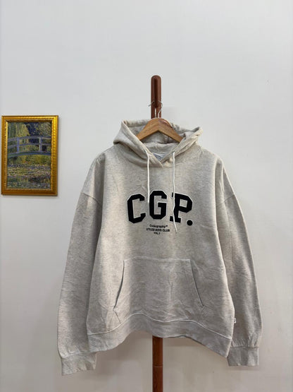 Grey 'CGP' Thick Hoodie