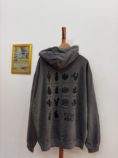 AGE 🏜️ Heavyweight Washed Anthacrite Grey Hoodie 

Not faded its washed anthacrite Grey