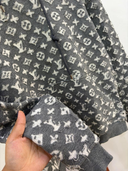 LV DISTRESS HOODIE