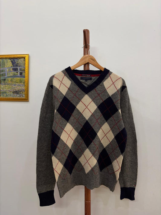 Old money essentials 
Argyle Authentic 'Tommy Hilfiger' Sweater