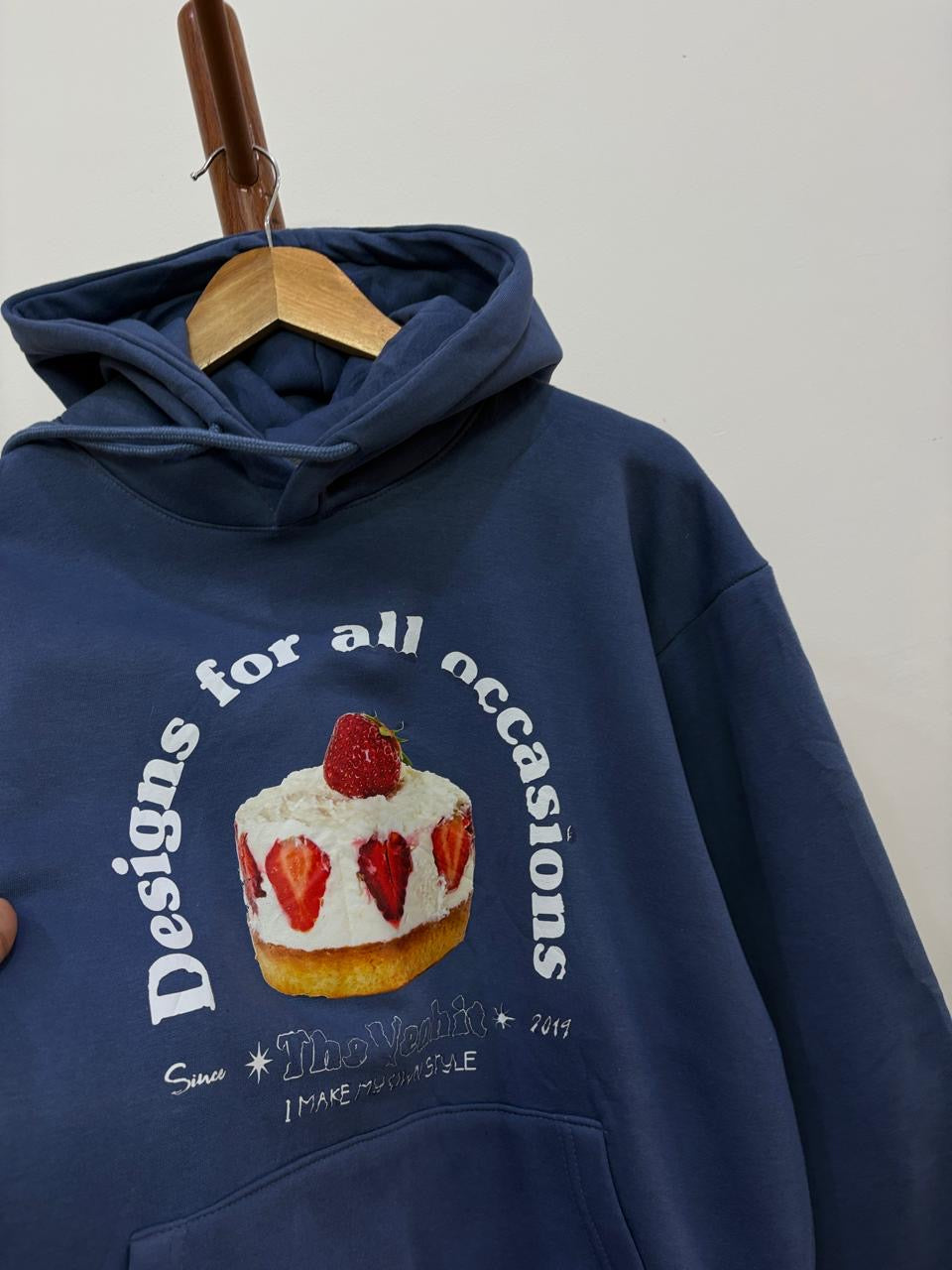 Strawberry soft cake hoddie