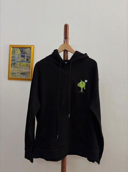 Black oversize hoodie
