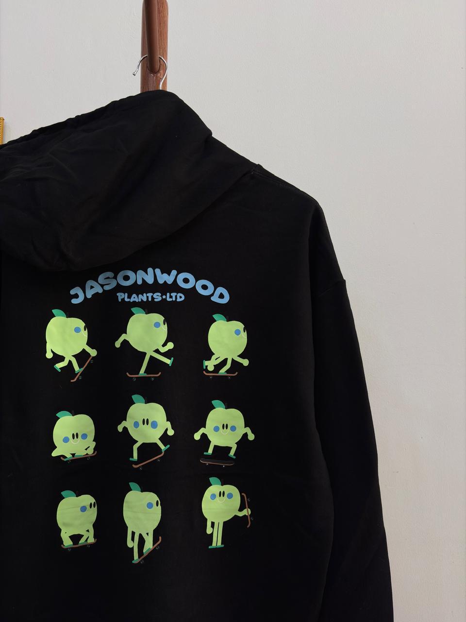 Black oversize hoodie