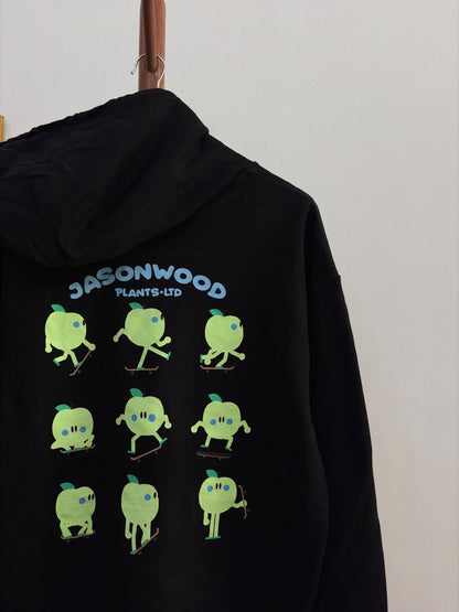 Black oversize hoodie
